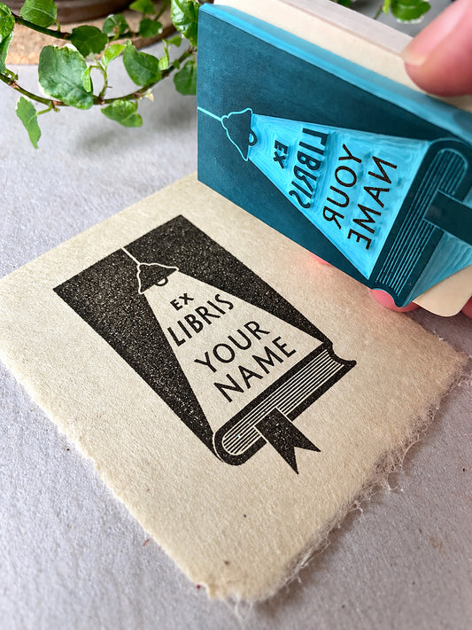 Sello de caucho Ex Libris personalizado