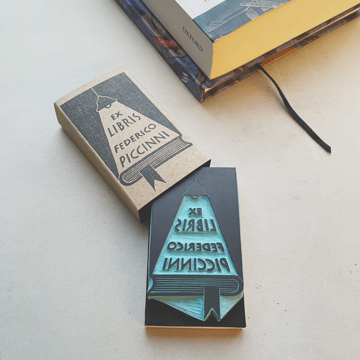 Ex Libris rubber stamp personalized with your name