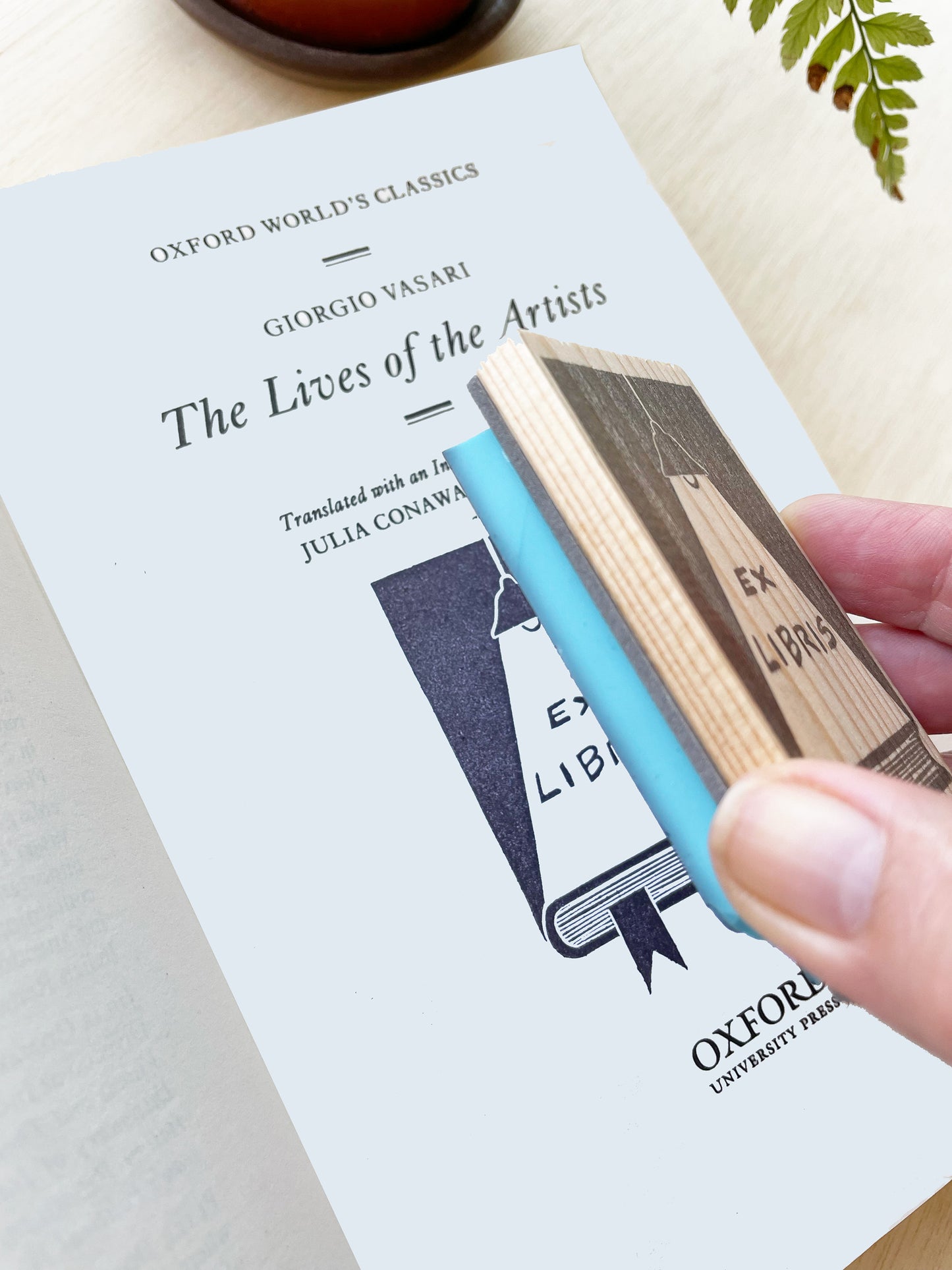 Custom Ex Libris rubber stamp