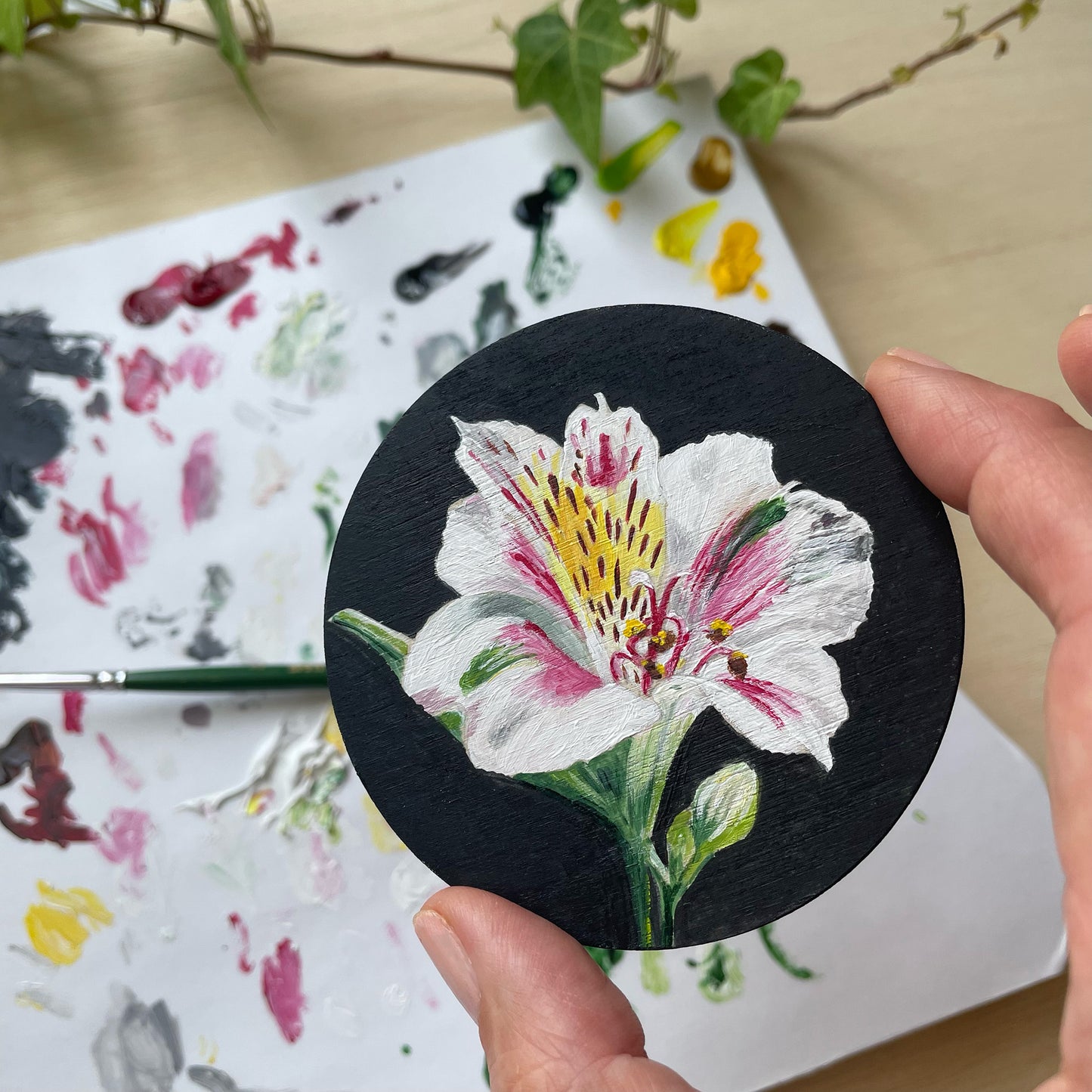 Mini floral original paintings