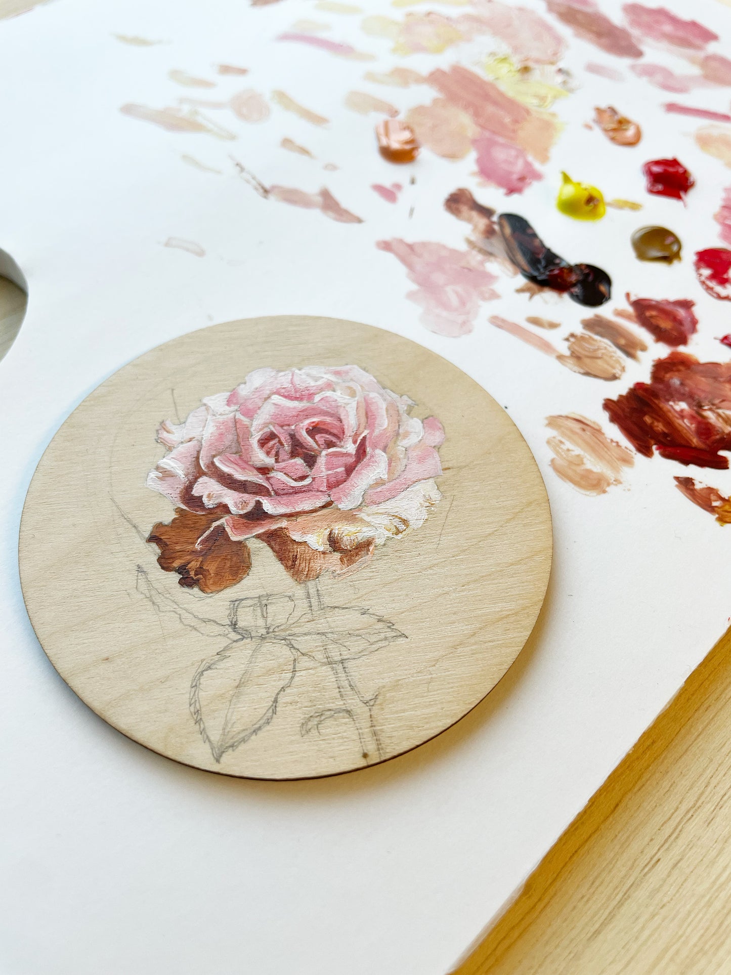 Mini floral original paintings