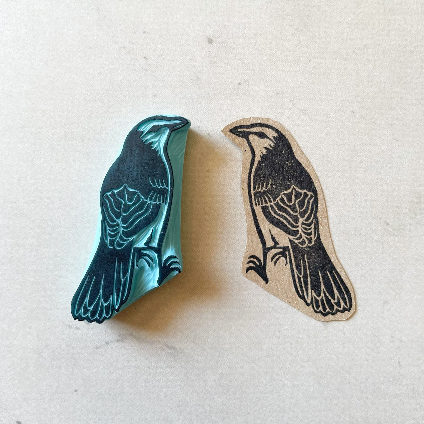 Standing Mockingbird stamp