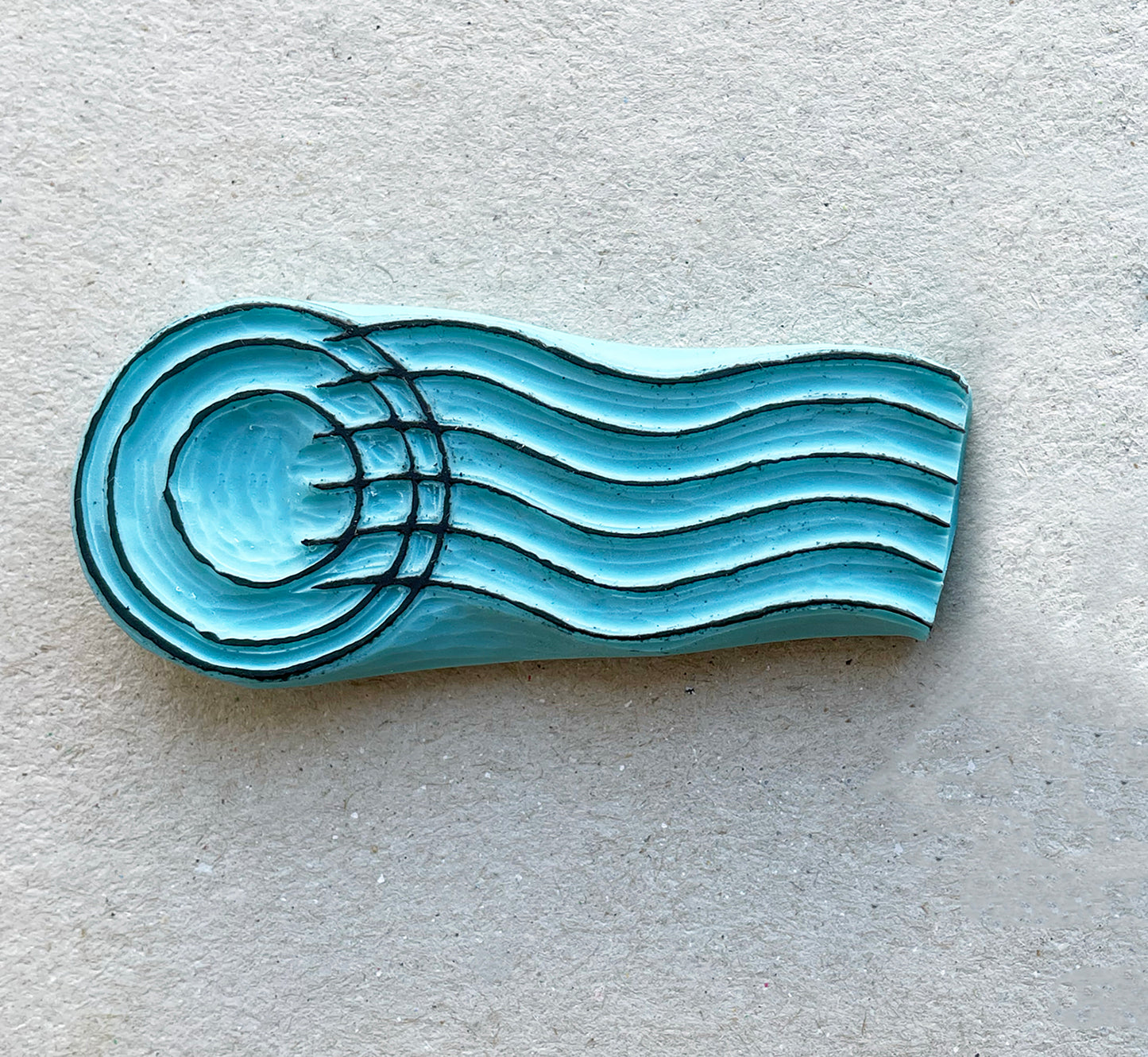 Postage rubber stamps for post card making