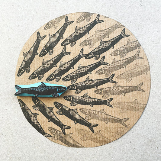 Sardine rubber stamps